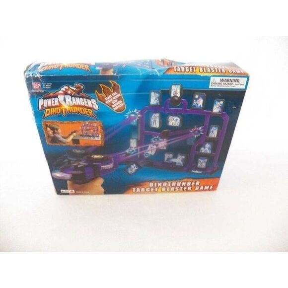 2003 Bandai MMPR Mighty Morphin Power Rangers Dino Thunder Target Blaster Game - Picture 2 of 7